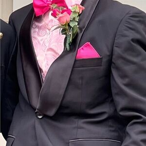 Black mens suit perfect for prom or homecoming